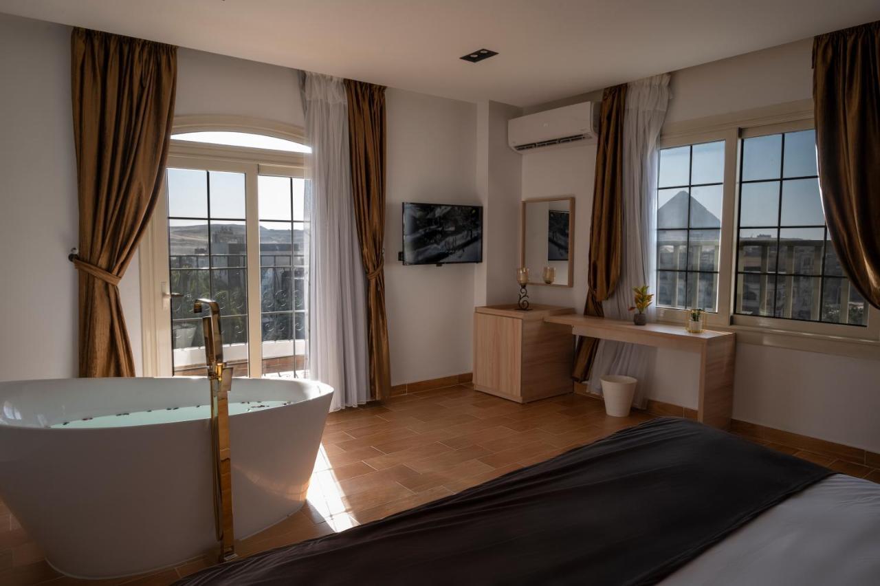 Palm Pyramids View Inn Kafret el-Gabal エクステリア 写真
