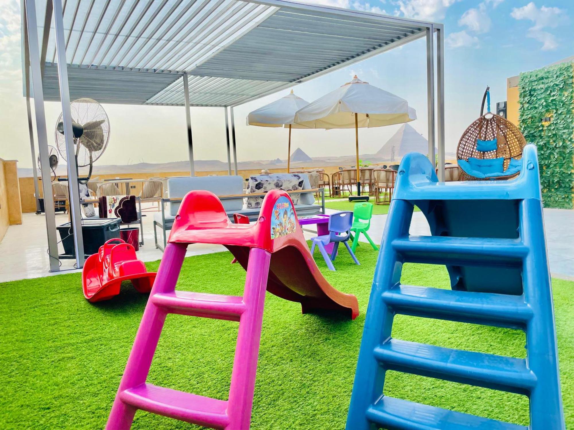 Palm Pyramids View Inn Kafret el-Gabal エクステリア 写真