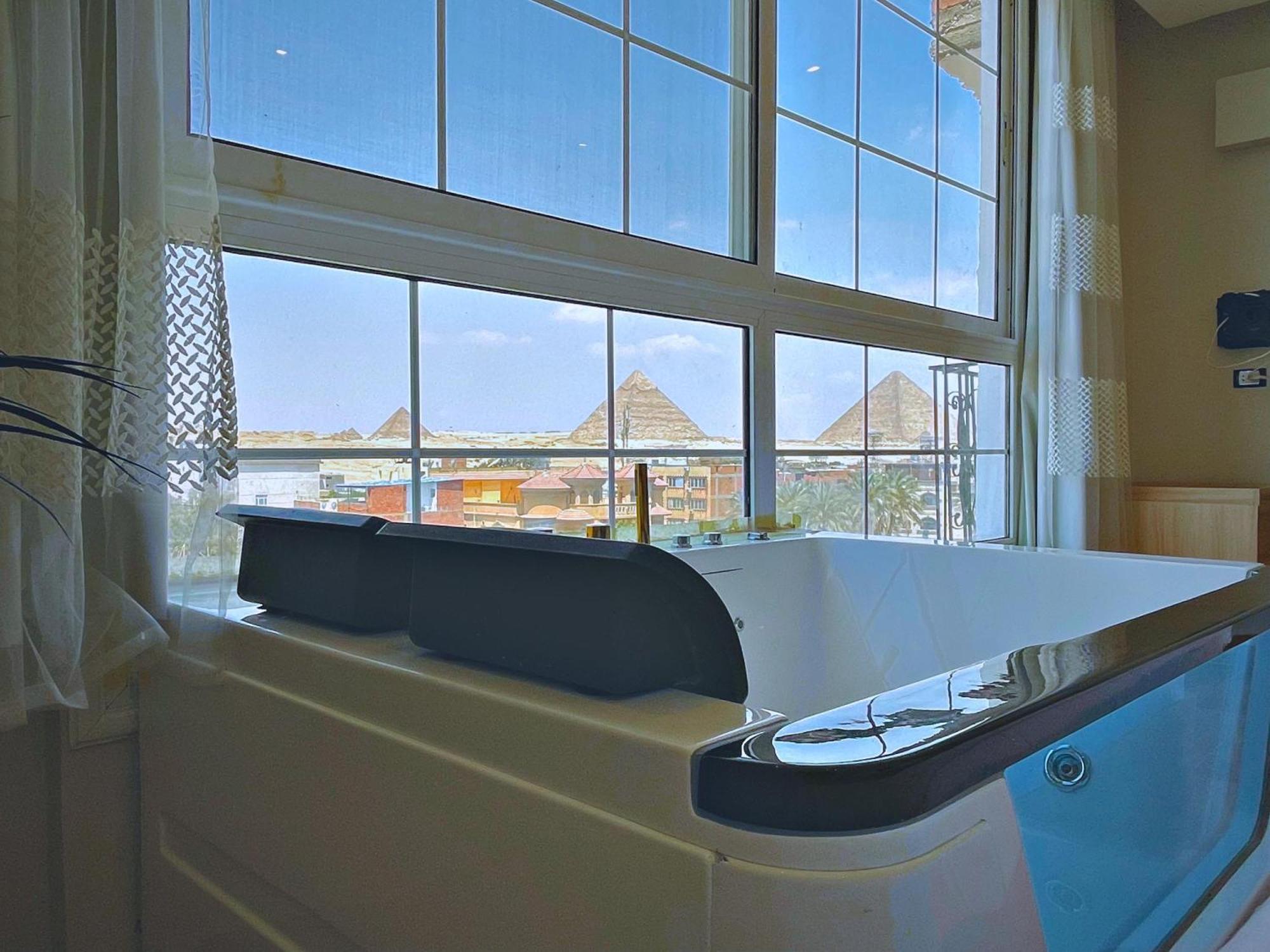 Palm Pyramids View Inn Kafret el-Gabal エクステリア 写真